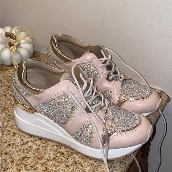 michael kors wedge tennis shoes